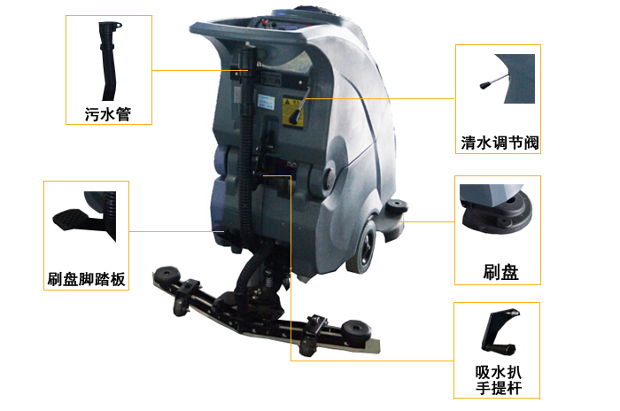 手推洗地機，深圳手推式洗地機(圖4)