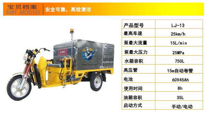 LJ-13車(chē)載高壓清洗機,車(chē)載高壓清洗機供應商