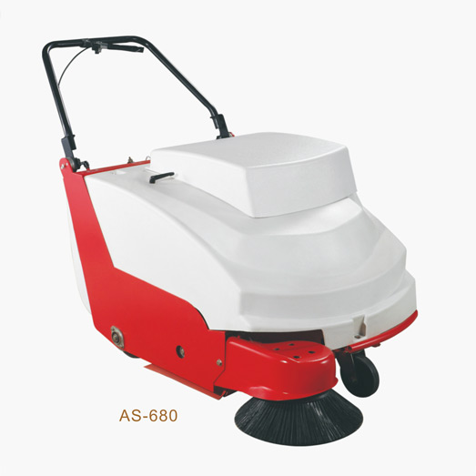 手推式吸塵掃地機，超潔亮牌電瓶式掃地機AS680(圖1)